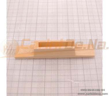 VALVOLE LEGNO CHIUSE IV 12,2 X 64,5 F 4,1 X 5,1 BASSE + PELLE/FELTRO mm 4.0 MARRONE/ROSSO