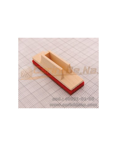 VALVOLE LEGNO CHIUSE III 12,2 X 47 F 4,8 X 8,0 + PELLE/FELTRO mm 3.0 MARRONE/ROSSO