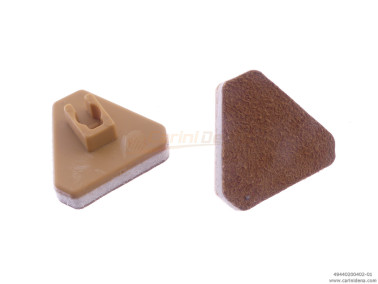 valvole plast austr smussate triang u  pellefeltro mm 2 5 2pelle marronebianco