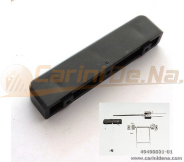 VALVOLA SFIATO DN31 TASTO SFIATO RETTANGOLARE NERO