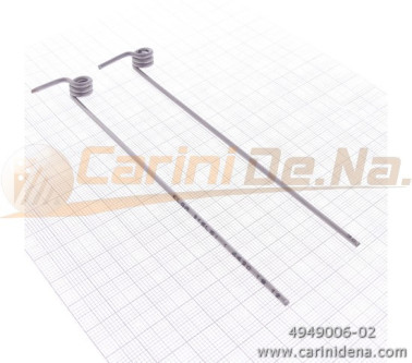 valvola sfiato per bandoneon  coppia molle acciaio