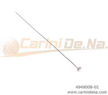 valvola sfiato per bandoneon  astina con bottone lavorato