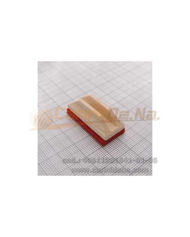 valvole legno aperte smussate 13 x 315 f 3 8 x 6  pellefeltro mm 50 marronerosso