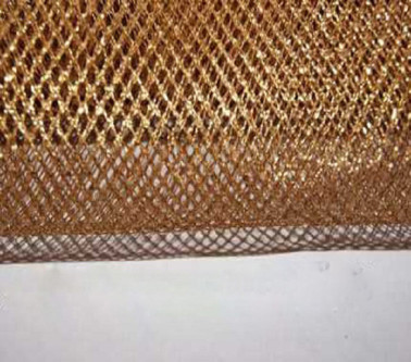 VELO RETE TRAMA LARGA ORO