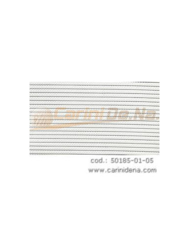 VELO RETINA LAMINATA H 140 ARGENTO-BIANCO