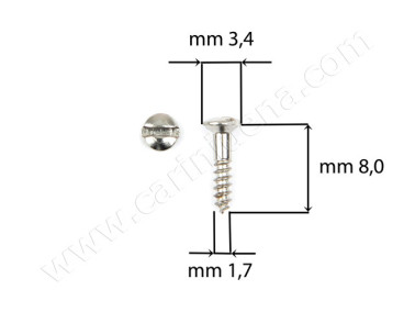 SCREW  SELF-THREADING 1,7 X 8 TGS