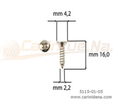 SCREW  SELF-THREADING 2,2X16 TSP