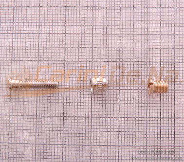 spilli k  kit ott nikelato  vite mm 18boccghiera bloccamantice 3 pezzi