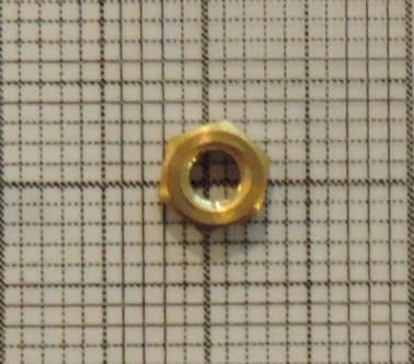 scatole fondi  dado ottone normale