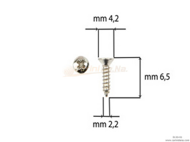 SCREW  SELF-THREADING 2,2 X 6,5 TSP