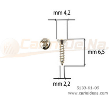 SCREW  SELF-THREADING 2,2 X 6,5 TSP