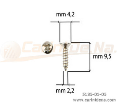 SCREW  SELF-THREADING 2,2 X 9,5 TSP