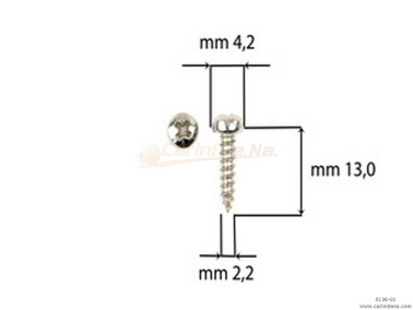 VITI AUTOFILETTANTI 2,2X13 TC - INVECCHIATO ARGENTO RT