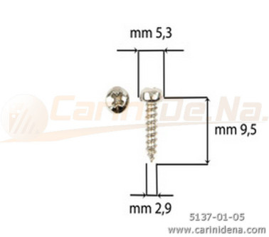 SCREW  SELF-THREADING 2,9X9,5 TC