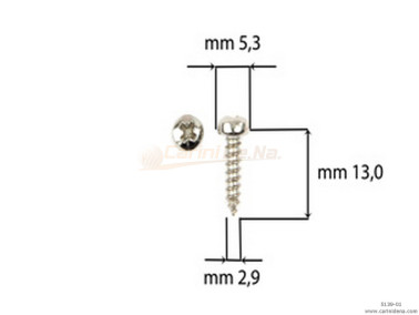 SCREW  SELF-THREADING 2,9X13 TC