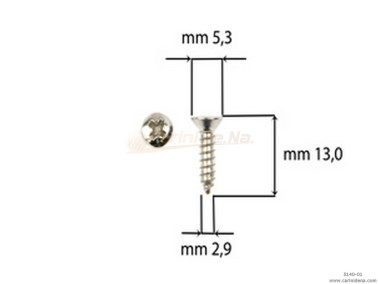 SCREW  SELF-THREADING 2,9X13 TSP
