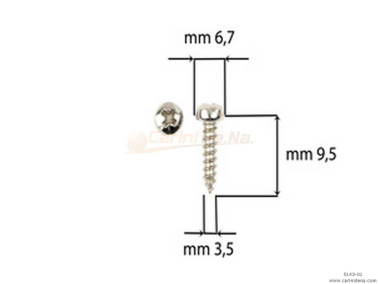 SCREW  SELF-THREADING 3,5X 9,5 TC