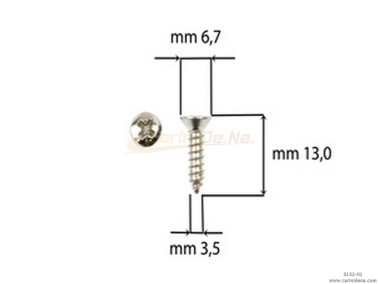 SCREW  SELF-THREADING 3,5X13 TSP