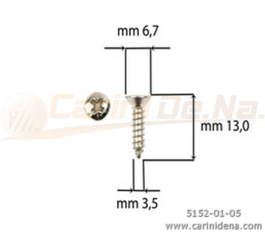 SCREW  SELF-THREADING 3,5X13 TSP