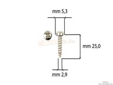 SCREW  SELF-THREADING 2,9X25 TC