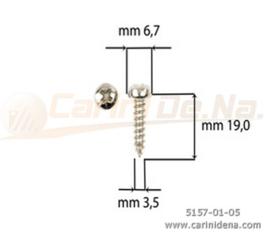 SCREW  SELF-THREADING 3,5X19 TC