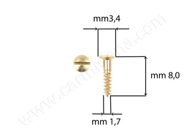 SCREW  SELF-THREADING 1,7X 8 TGS DORATE