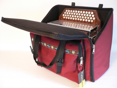 BORSA FISA FUS PROF. TIROLO int 39x22x40 BAC0835 3 FILE - ROSSA