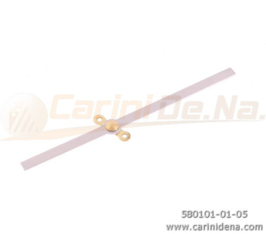 MENTONIERE - LEVE C/FORO IN AVIONAL cm 13 SP12/10 CON BULLONE E FARFALLINA