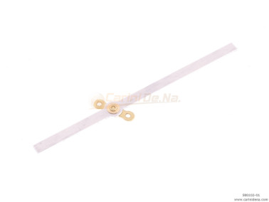 mentoniere  leve cforo in avional cm 13 sp1010 con rondella rivetto e farfallina