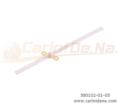 mentoniere  leve cforo in avional cm 13 sp1010 con rondella rivetto e farfallina