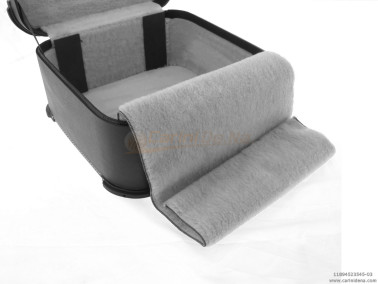 astucci fisa imit int cm 45 x 235 x 45  tendina doppia  pelouche grigio  pig onix