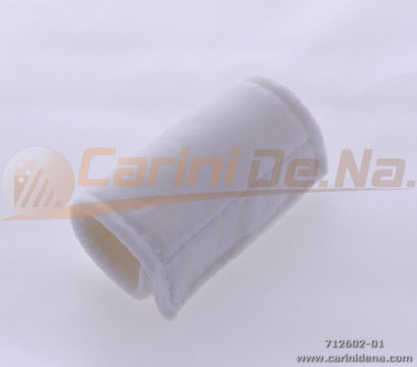 SALVAGRAFFI TRACOLLE FISA VELLUTO + VELCRO BIANCO