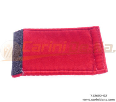 SALVAGRAFFI TRACOLLE FISA VELL + VELCRO RED