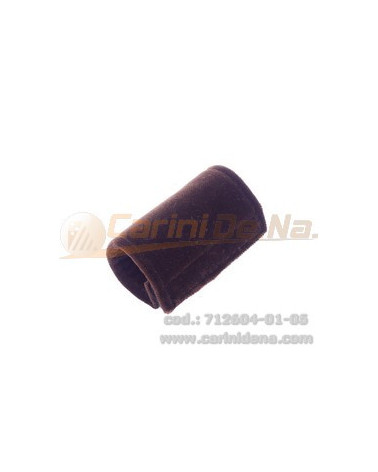 SALVAGRAFFI TRACOLLE FISA VELLUTO + VELCRO MARRONE