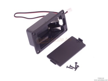 MICROFONO FISA - SOLO SCATOLA INCASSO PER BATTERIA 9V LATO LARGO - BH200