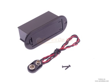 MICROFONO FISA - SOLO SCATOLA INCASSO PER BATTERIA 9V LATO STRETTO - BH100