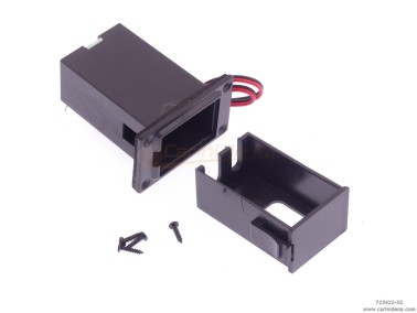 MICROFONO FISA - SOLO SCATOLA INCASSO PER BATTERIA 9V PROFONDA - BH300