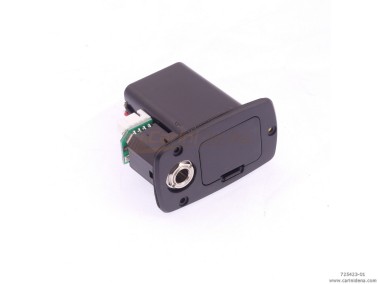 MICROFONO FISA - SOLO SCATOLA INCASSO PER BATTERIA 9V PROFONDA CON PRESA JACK - BH-400