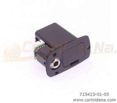 MICROFONO FISA - SOLO SCATOLA INCASSO PER BATTERIA 9V PROFONDA CON PRESA JACK - BH-400