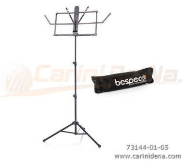 LEGGIO BESPECO PIEGHEVOLE CON ESTENSIONI NERO CON BORSA - BP04X