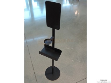 SUPPORTO DISPENSER DA TERRA BASE ROTONDA MRS001