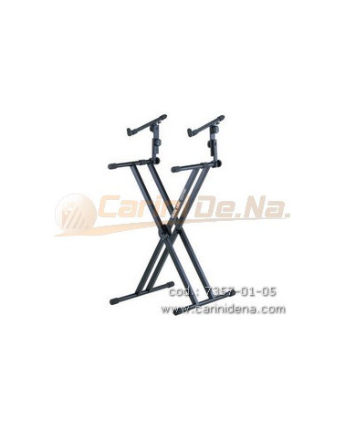 SUPPORTO TASTIERA QUIKLOK - PER 2 TASTIERE - BARRA DOPPIA - QL642