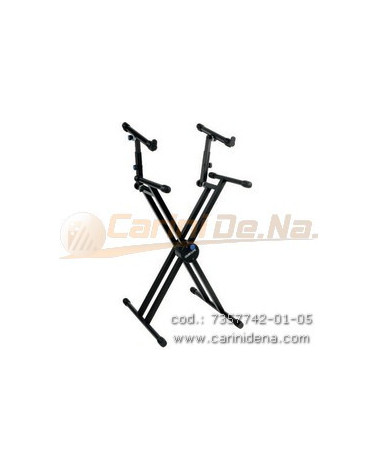 SUPPORTO TASTIERA QUIKLOK - PER 2 TASTIERE - BARRA DOPPIA - QL742