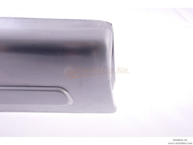 TRAFORO ALLUMINIO PIANO cm 47.5/50.5 X 7.5 X 17/19 + BORCHIA 11 TASTI A mm 27 - MOD F5 - TRAF178