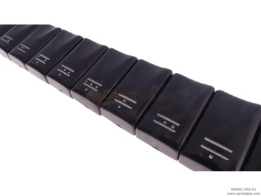 tastini registri tipo paolo soprani plastica mm 192 x 370 lucidati incisi  kit 11t mod 005  neribianchi