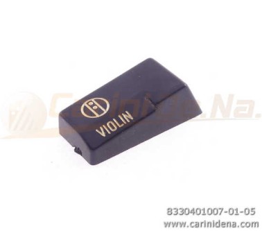 tastini registri smussati plastica mm 182 x 388 x 13 lucidati incisi  mod004 violin nerioro