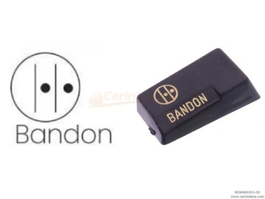 TASTINI REGISTRI SMUSSATI PLASTICA mm 18.2 X 38.8 X 13 LUCIDATI INCISI - MOD.006 BANDON NERI/ORO