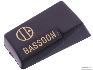 tastini registri smussati plastica mm 182 x 388 x 13 lucidati incisi  mod007 basson nerioro