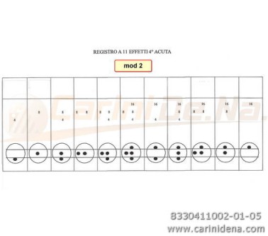 tastini registri smussati plastica mm 182 x 388 x 13 lucidati incisi  kit 11t 1b2n1a  mod 002  neriargento