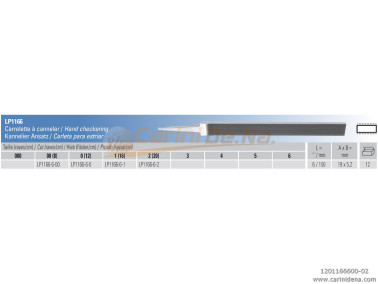 LIMA VALLORBE LP1166-6-00 PER ZIGRINARE